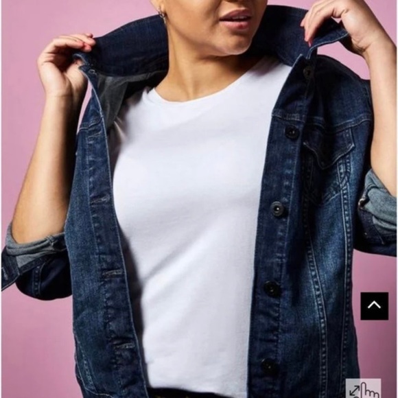 NWT Torrid x Betsey Johnson skull trucker jean jacket coat - Picture 3 of 4